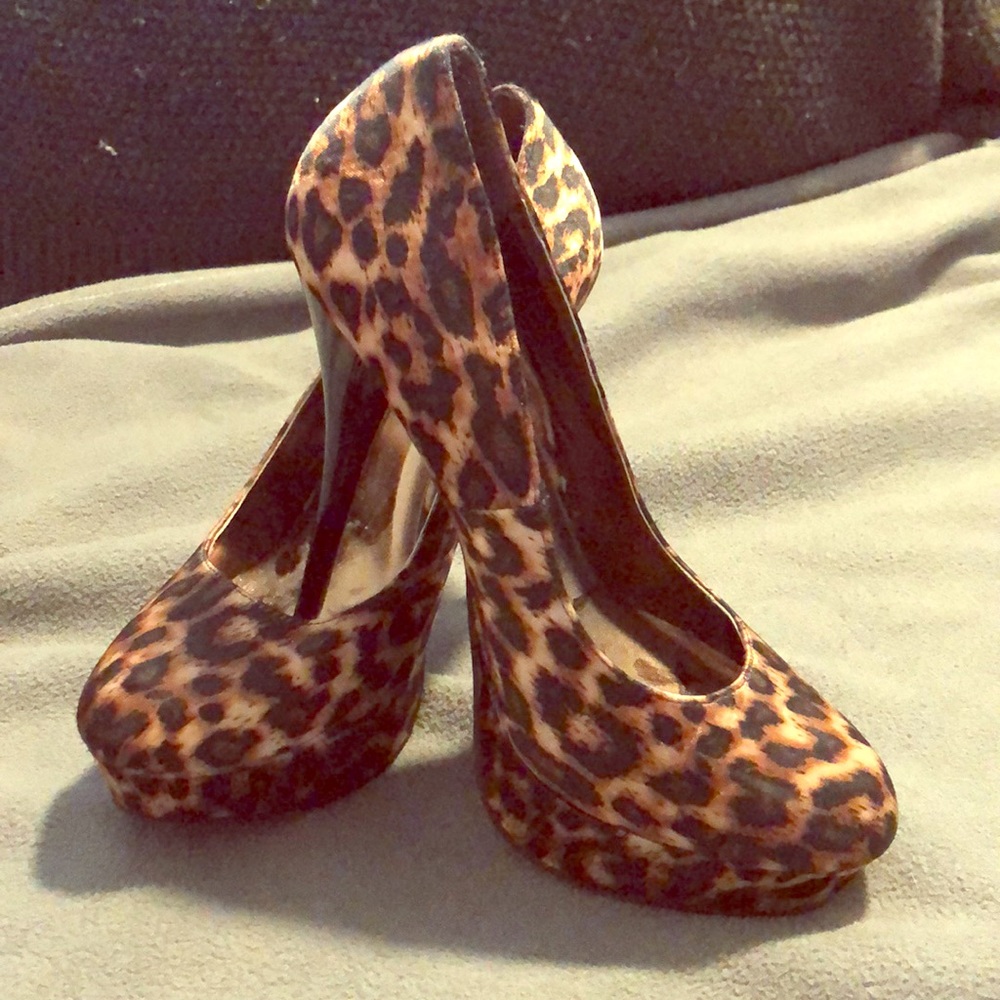 Cheetah print Charlotte Russe heels